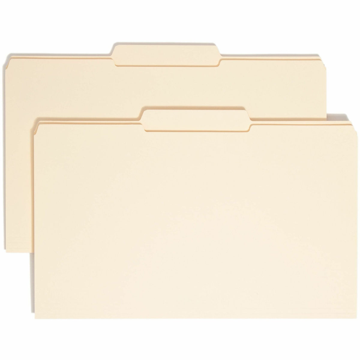 Smead 1/3 Tab Cut Legal Recycled Top Tab File Folder - 8 1/2" x 14" - 3/4" Expansion - Top Tab Location - Center Tab Pos