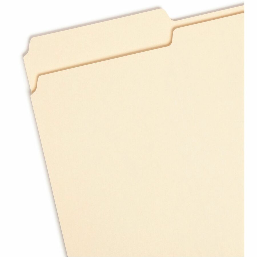 Smead 1/3 Tab Cut Legal Recycled Top Tab File Folder - 8 1/2" x 14" - 3/4" Expansion - Top Tab Location - Assorted Tab P