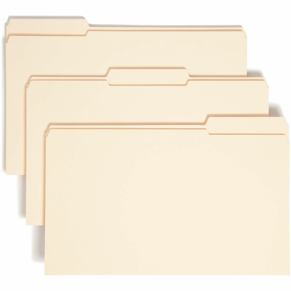 Smead 1/3 Tab Cut Legal Recycled Expanding File - 8 1/2" x 14" - 1 1/2" Expansion - Top Tab Location - Assorted Tab Posi