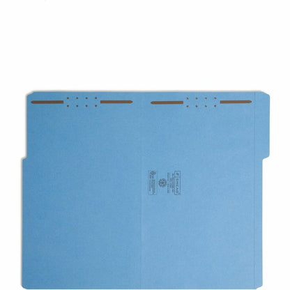 Smead Colored 1/3 Tab Cut Legal Recycled Fastener Folder - 8 1/2" x 14" - 3/4" Expansion - 2 x 2K Fastener - 2" for Fold