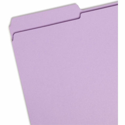 Smead Colored 1/3 Tab Cut Legal Recycled Top Tab File Folder - 8 1/2" x 14" - 3/4" Expansion - Top Tab Location - Assort