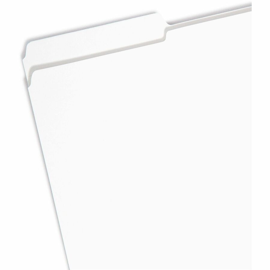 Smead Colored 1/3 Tab Cut Legal Recycled Top Tab File Folder - 8 1/2" x 14" - 3/4" Expansion - Top Tab Location - Assort