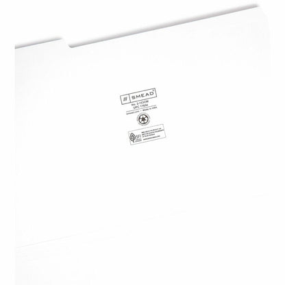 Smead Colored 1/3 Tab Cut Legal Recycled Top Tab File Folder - 8 1/2" x 14" - 3/4" Expansion - Top Tab Location - Assort