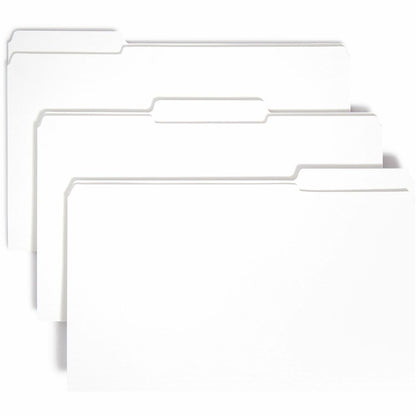 Smead Colored 1/3 Tab Cut Legal Recycled Top Tab File Folder - 8 1/2" x 14" - 3/4" Expansion - Top Tab Location - Assort