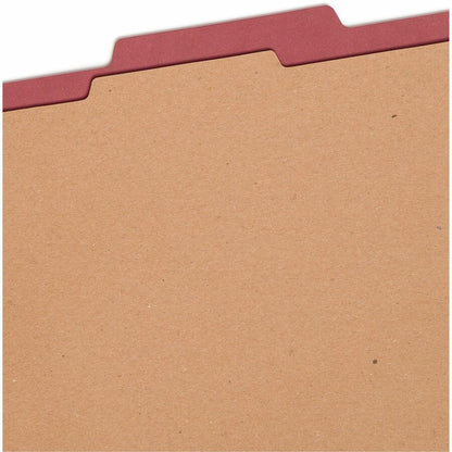 Smead SafeSHIELD 2/5 Tab Cut Legal Recycled Classification Folder - 8 1/2" x 14" - 2" Expansion - 2 x 2S Fastener - 2" f