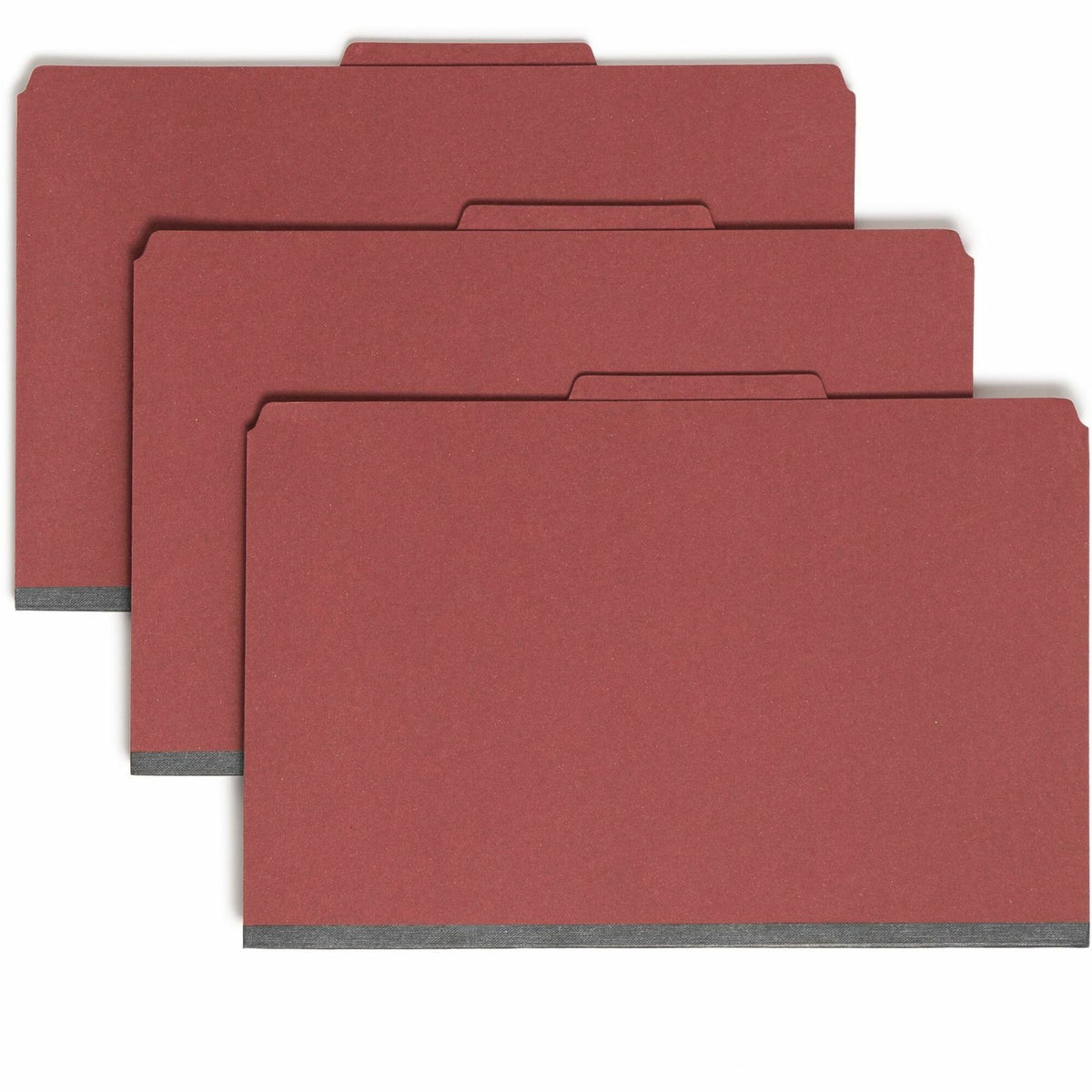 Smead SafeSHIELD 2/5 Tab Cut Legal Recycled Classification Folder - 8 1/2" x 14" - 2" Expansion - 2 x 2S Fastener - 2" f