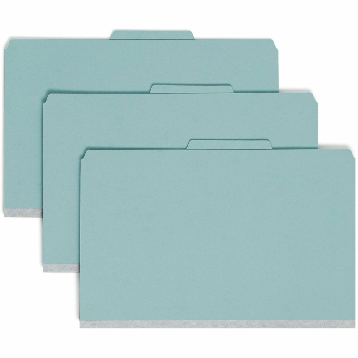 Smead SafeSHIELD 2/5 Tab Cut Legal Recycled Classification Folder - 8 1/2" x 14" - 2" Expansion - 2 x 2S Fastener - 2" f