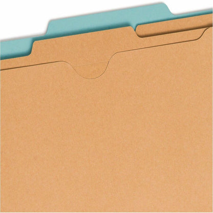 Smead SafeSHIELD 2/5 Tab Cut Legal Recycled Classification Folder - 8 1/2" x 14" - 2" Expansion - 2 x 2S Fastener - 2" f