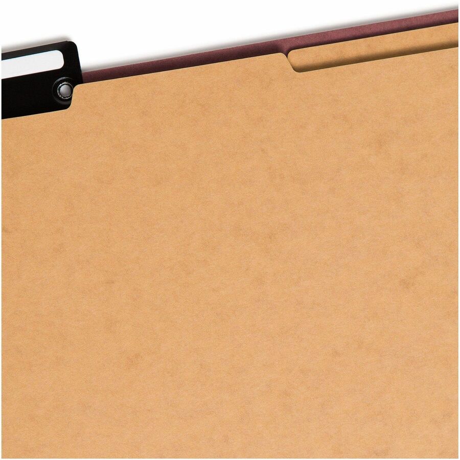 Smead SafeSHIELD 1/3 Tab Cut Legal Recycled Classification Folder - 8 1/2" x 14" - 2" Expansion - 2 x 2S Fastener - 2" f