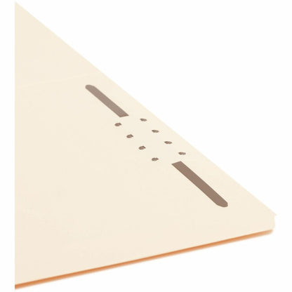 Smead Straight Tab Cut Legal Recycled Fastener Folder - 8 1/2" x 14" - 3/4" Expansion - 1 x 2K Fastener - 2" for Folder 