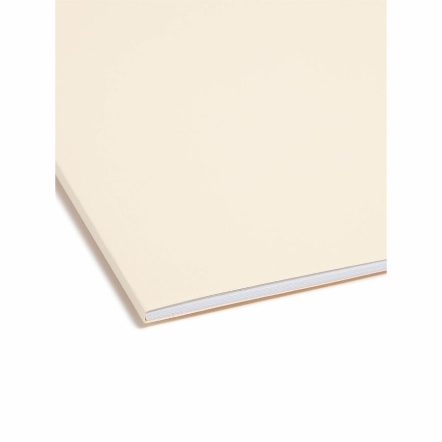 Smead Straight Tab Cut Legal Recycled Fastener Folder - 8 1/2" x 14" - 3/4" Expansion - 1 x 2K Fastener - 2" for Folder 