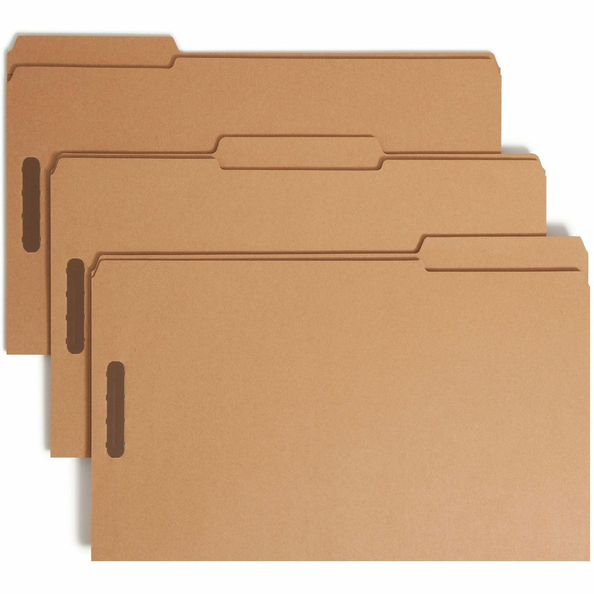Smead 1/3 Tab Cut Legal Recycled Fastener Folder - 8 1/2" x 14" - 3/4" Expansion - 2 x 2K Fastener - 2" for Folder - Top