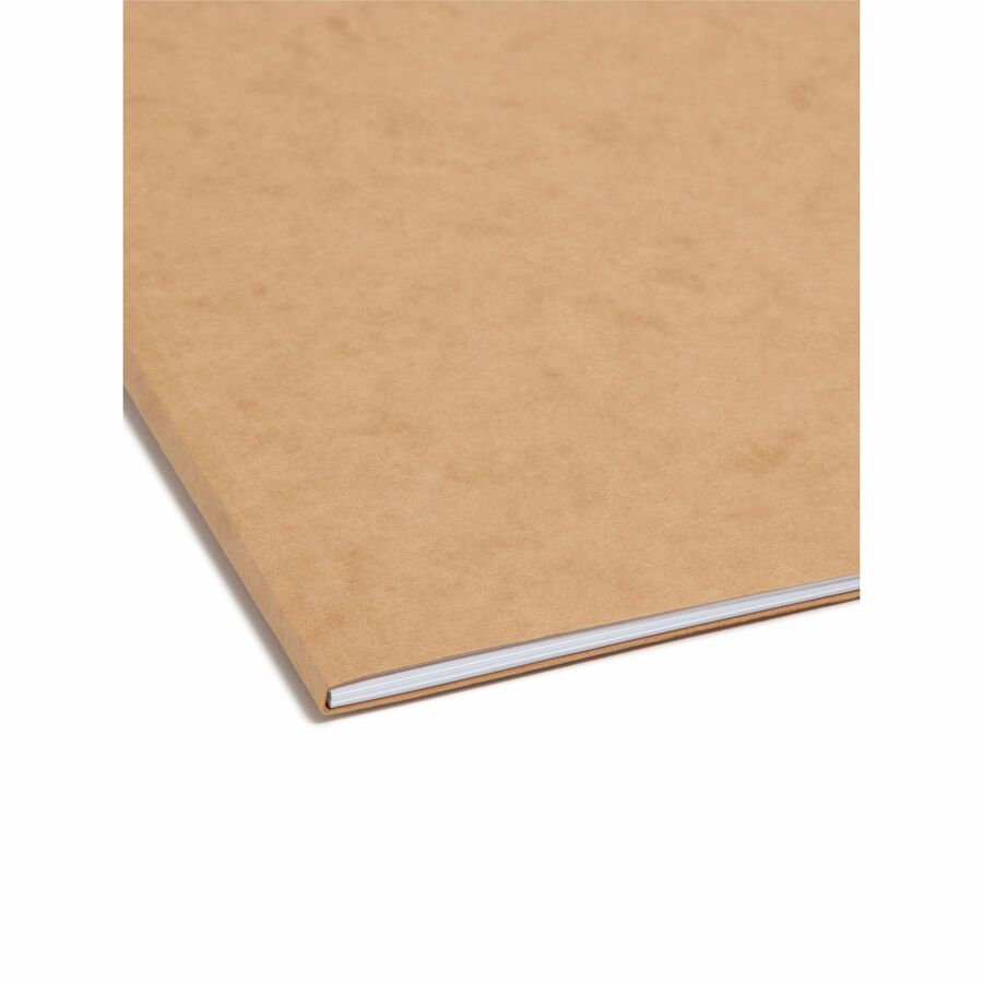 Smead 2/5 Tab Cut Legal Recycled Fastener Folder - 8 1/2" x 14" - 3/4" Expansion - 2 x 2K Fastener - 2" for Folder - Top