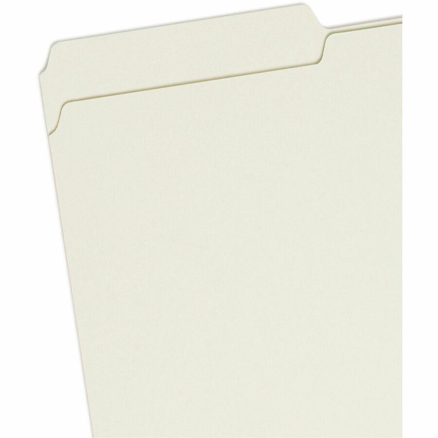Smead 1/3 Tab Cut Legal Recycled Fastener Folder - 8 1/2" x 14" - 3" Expansion - 2 x 2S Fastener - 2" for Folder - Top T