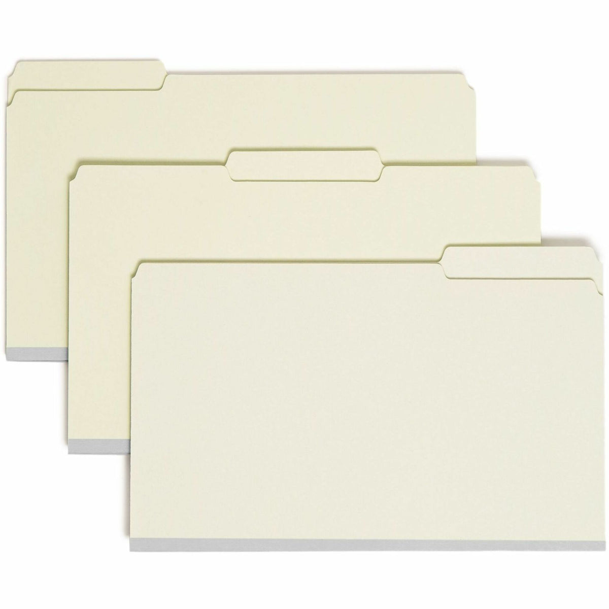 Smead 1/3 Tab Cut Legal Recycled Fastener Folder - 8 1/2" x 14" - 3" Expansion - 2 x 2S Fastener - 2" for Folder - Top T