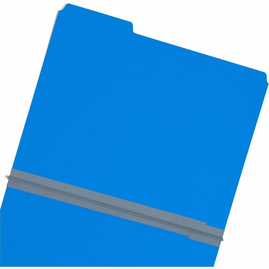 Smead Colored 1/3 Tab Cut Letter Recycled Top Tab File Folder - 8 1/2" x 11" - 1" Expansion - Top Tab Location - Assorte