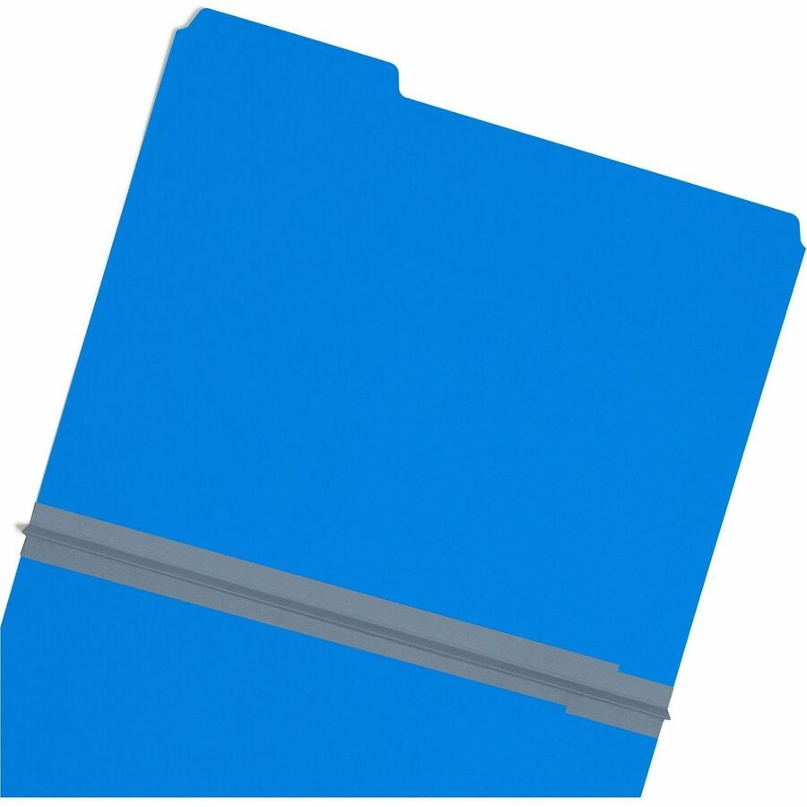 Smead Colored 1/3 Tab Cut Letter Recycled Top Tab File Folder - 8 1/2" x 11" - 1" Expansion - Top Tab Location - Assorte