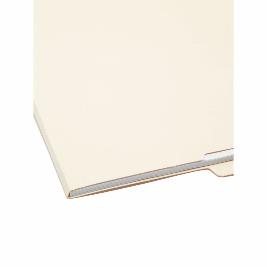 Smead Shelf-Master 1/2 Tab Cut Letter Recycled End Tab File Folder - 8 1/2" x 11" - 3/4" Expansion - End Tab Location - 