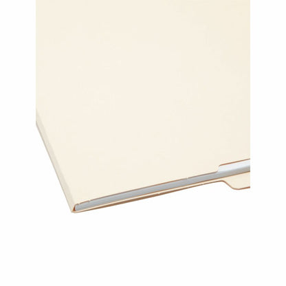 Smead Shelf-Master 1/2 Tab Cut Letter Recycled End Tab File Folder - 8 1/2" x 11" - 3/4" Expansion - End Tab Location - 