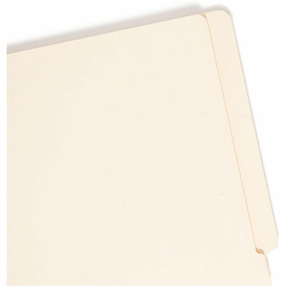 Smead Shelf-Master Straight Tab Cut Letter Recycled End Tab File Folder - 8 1/2" x 11" - 3/4" Expansion - 14 pt. - 2 Ply