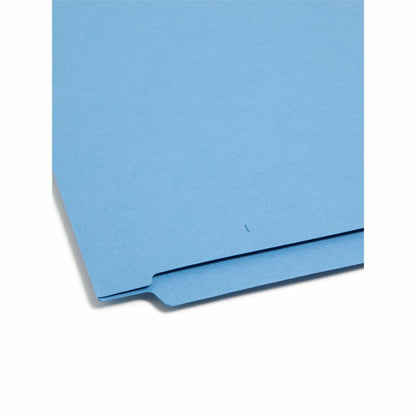 Smead Shelf-Master Straight Tab Cut Letter Recycled End Tab File Folder - 8 1/2" x 11" - 3/4" Expansion - 11 pt. - 2 Ply
