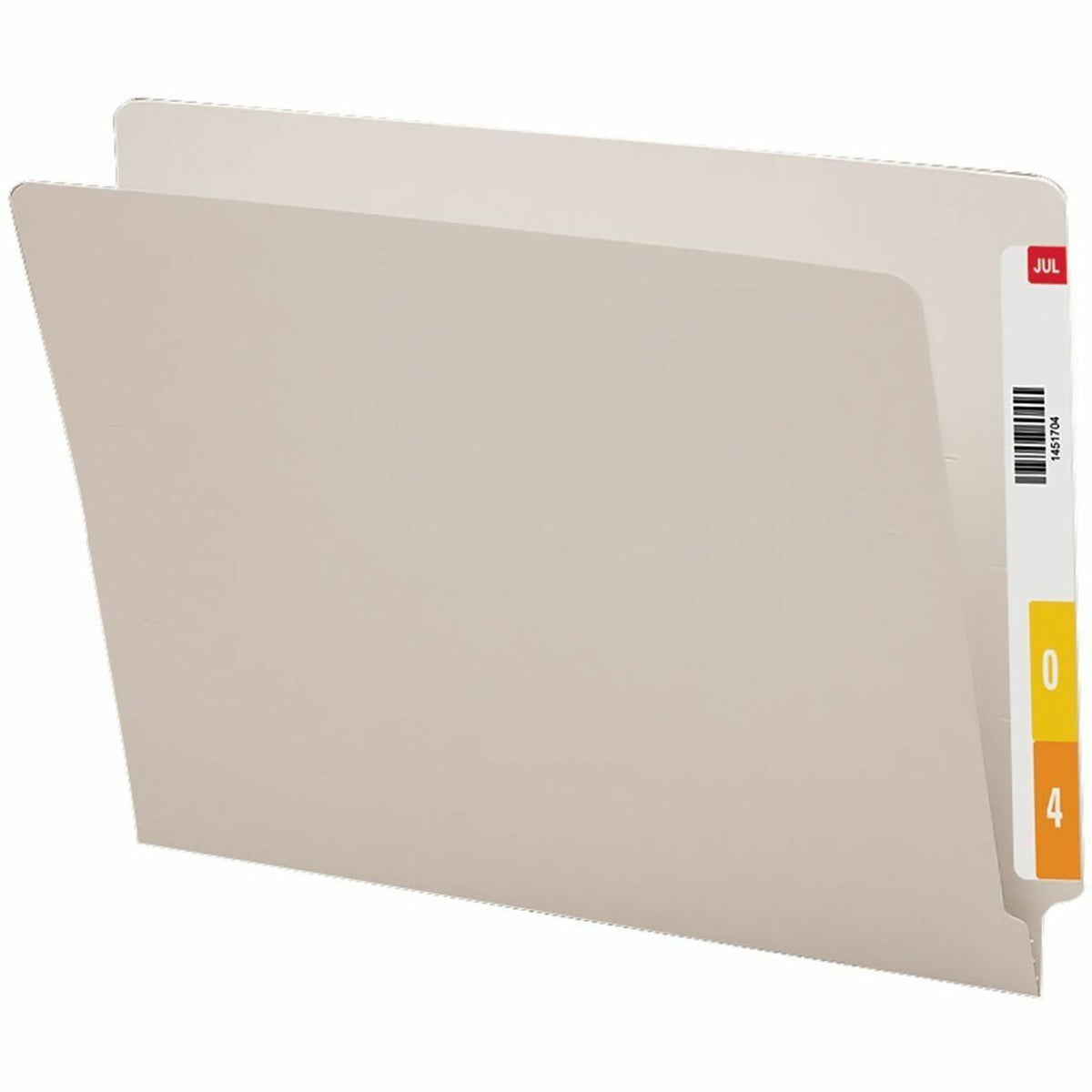 Smead Shelf-Master Straight Tab Cut Letter Recycled End Tab File Folder - 8 1/2" x 11" - 3/4" Expansion - 11 pt. - 2 Ply