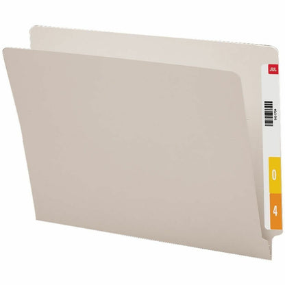 Smead Shelf-Master Straight Tab Cut Letter Recycled End Tab File Folder - 8 1/2" x 11" - 3/4" Expansion - 11 pt. - 2 Ply