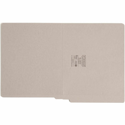 Smead Shelf-Master Straight Tab Cut Letter Recycled End Tab File Folder - 8 1/2" x 11" - 3/4" Expansion - 11 pt. - 2 Ply