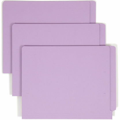 Smead Shelf-Master Straight Tab Cut Letter Recycled End Tab File Folder - 8 1/2" x 11" - 3/4" Expansion - 11 pt. - 2 Ply