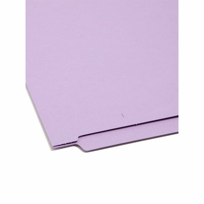 Smead Shelf-Master Straight Tab Cut Letter Recycled End Tab File Folder - 8 1/2" x 11" - 3/4" Expansion - 11 pt. - 2 Ply