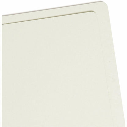 Smead Shelf-Master Straight Tab Cut Letter Recycled End Tab File Folder - 8 1/2" x 11" - 2" Expansion - 25 pt. - Pressbo