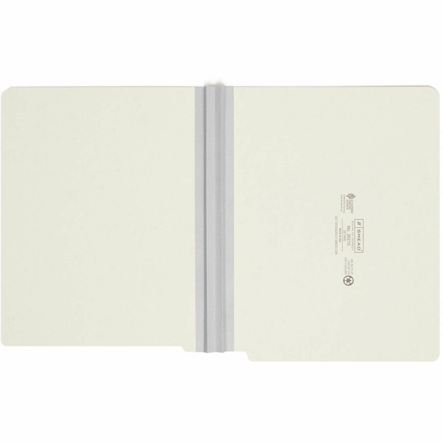 Smead Shelf-Master Straight Tab Cut Letter Recycled End Tab File Folder - 8 1/2" x 11" - 2" Expansion - 25 pt. - Pressbo