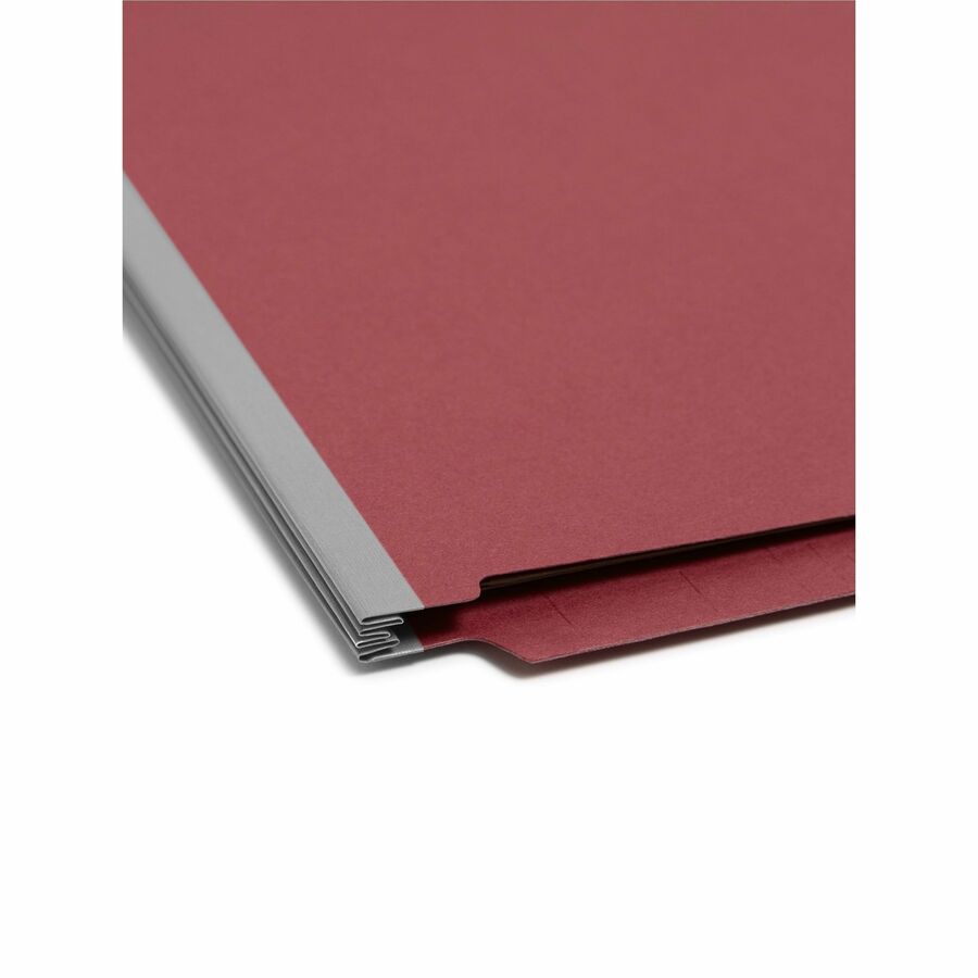 Smead Straight Tab Cut Letter Recycled Classification Folder - 8 1/2" x 11" - 2" Expansion - 2 x 2S Fastener - 2" for Fo
