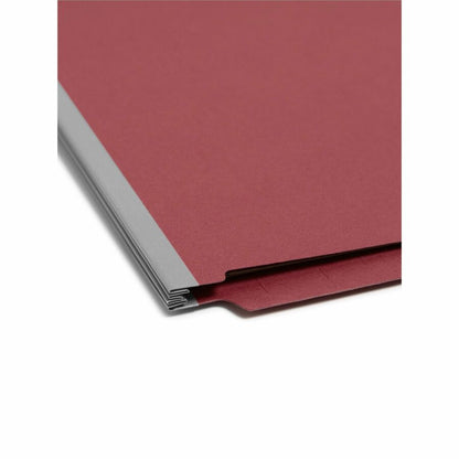 Smead Straight Tab Cut Letter Recycled Classification Folder - 8 1/2" x 11" - 2" Expansion - 2 x 2S Fastener - 2" for Fo