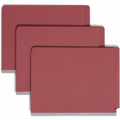 Smead Straight Tab Cut Letter Recycled Classification Folder - 8 1/2" x 11" - 2" Expansion - 2 x 2S Fastener - 2" for Fo