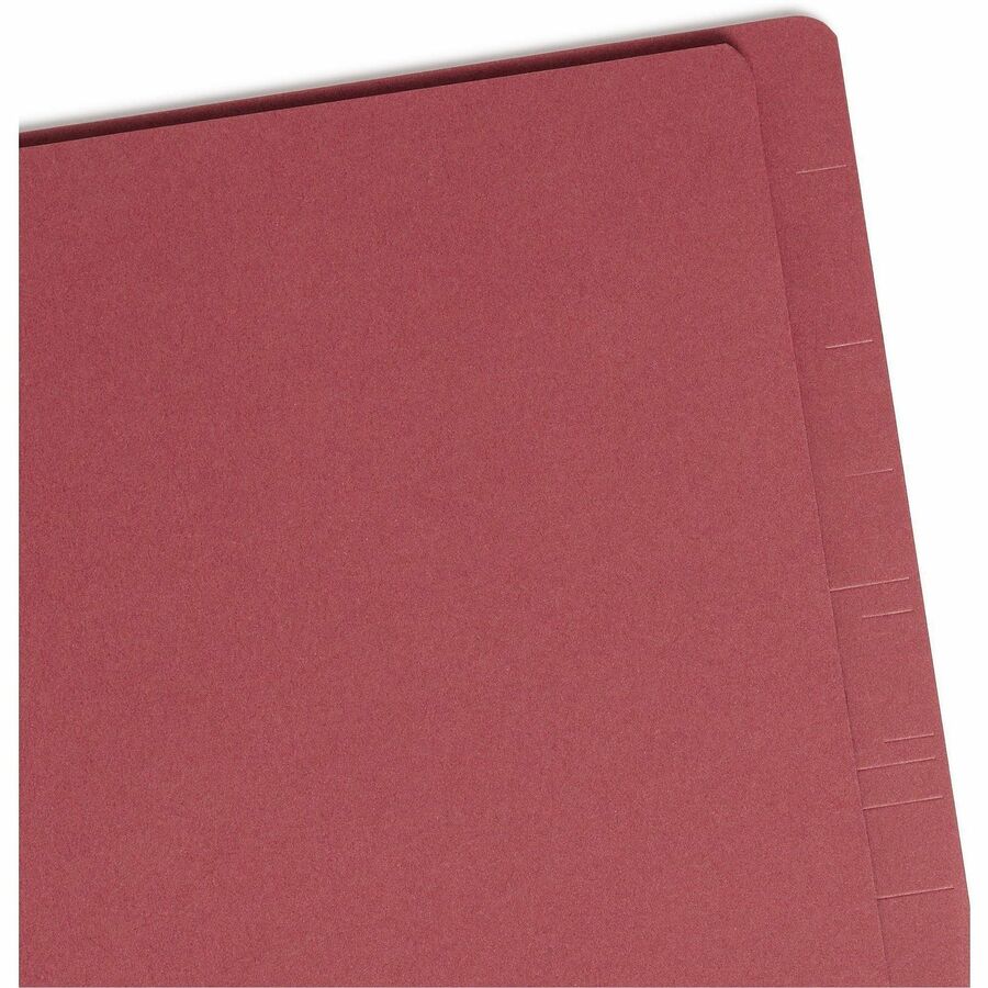 Smead Straight Tab Cut Letter Recycled Classification Folder - 8 1/2" x 11" - 2" Expansion - 2 x 2S Fastener - 2" for Fo