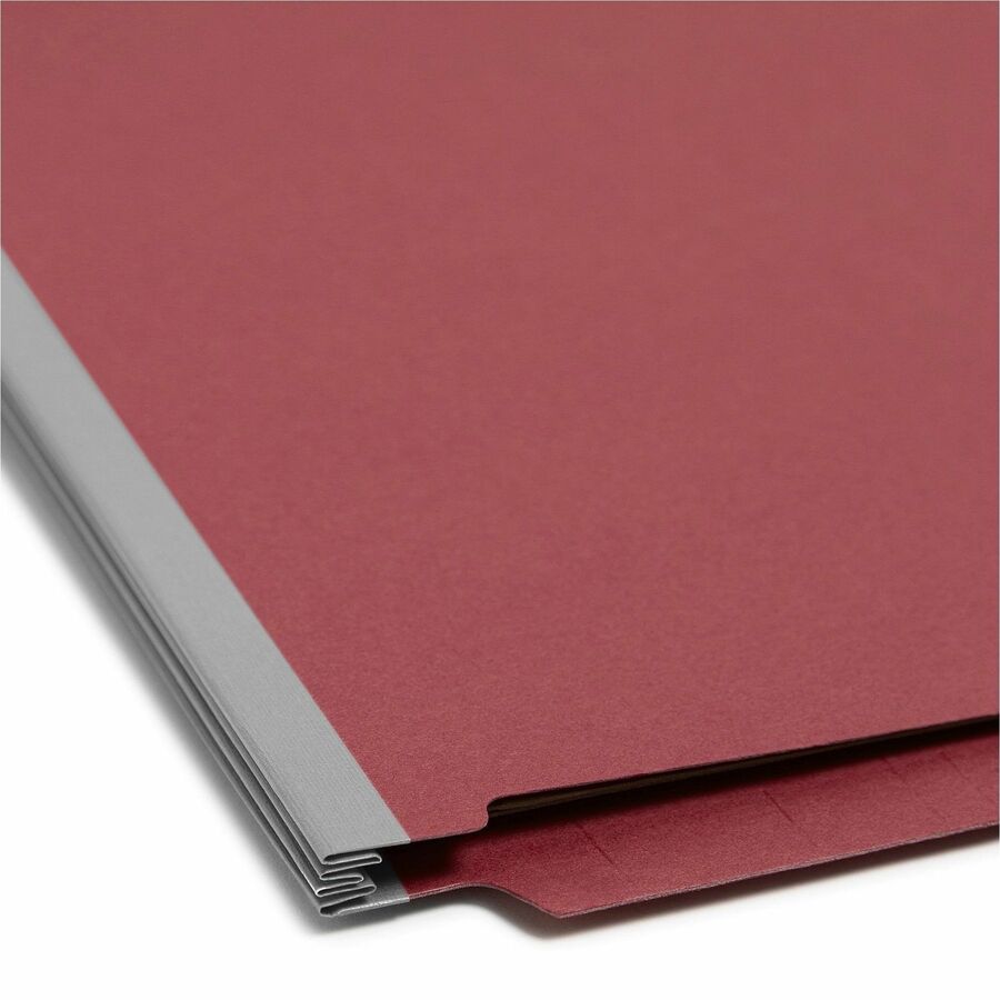 Smead Straight Tab Cut Letter Recycled Classification Folder - 8 1/2" x 11" - 2" Expansion - 2 x 2S Fastener - 2" for Fo