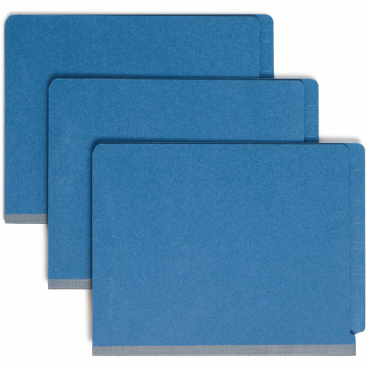 Smead Straight Tab Cut Letter Recycled Classification Folder - 8 1/2" x 11" - 2" Expansion - 2 x 2S Fastener - 2" for Fo