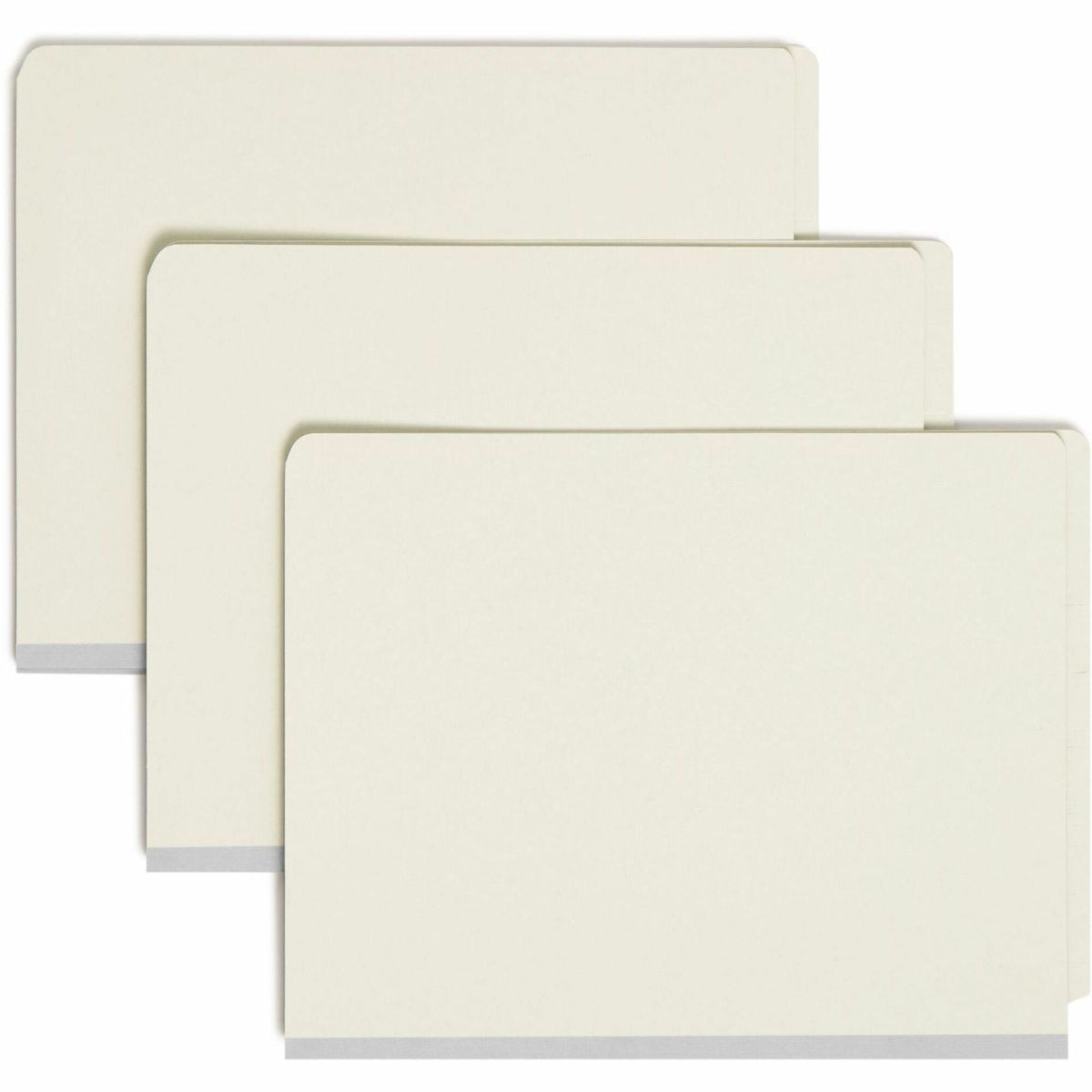 Smead Straight Tab Cut Letter Recycled Classification Folder - 8 1/2" x 11" - 2" Expansion - 2 x 2S Fastener - 2" for Fo