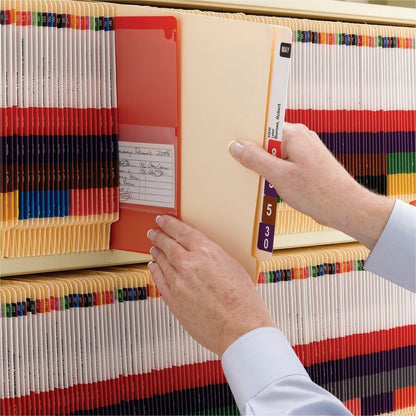 Smead Straight Tab Cut Letter Recycled Classification Folder - 8 1/2" x 11" - 2" Expansion - 2 x 2B Fastener - 2" for Fo