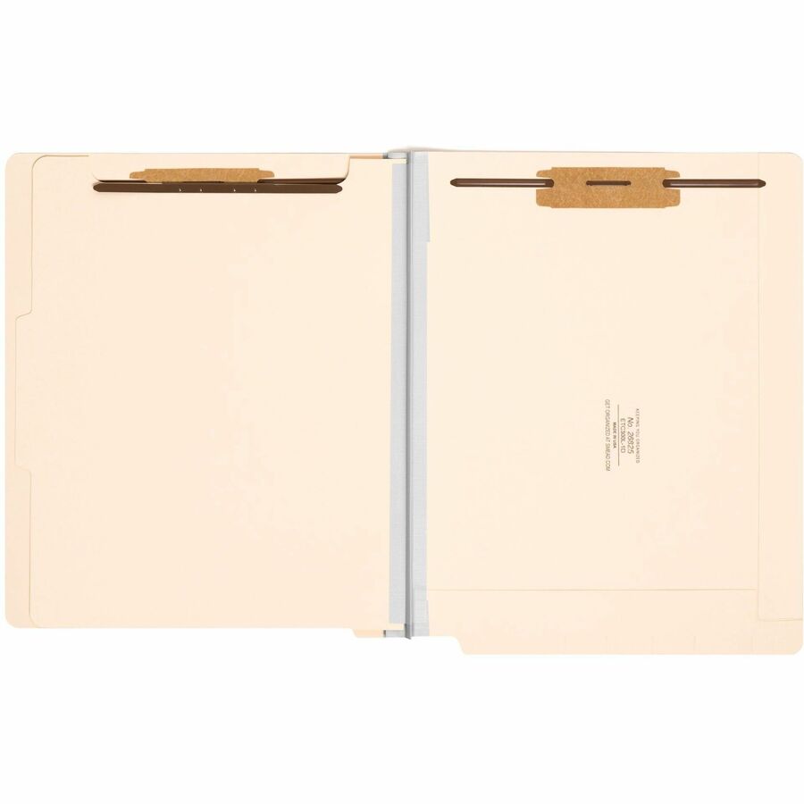 Smead Straight Tab Cut Letter Recycled Classification Folder - 8 1/2" x 11" - 2" Expansion - 2 x 2B Fastener - 2" for Fo