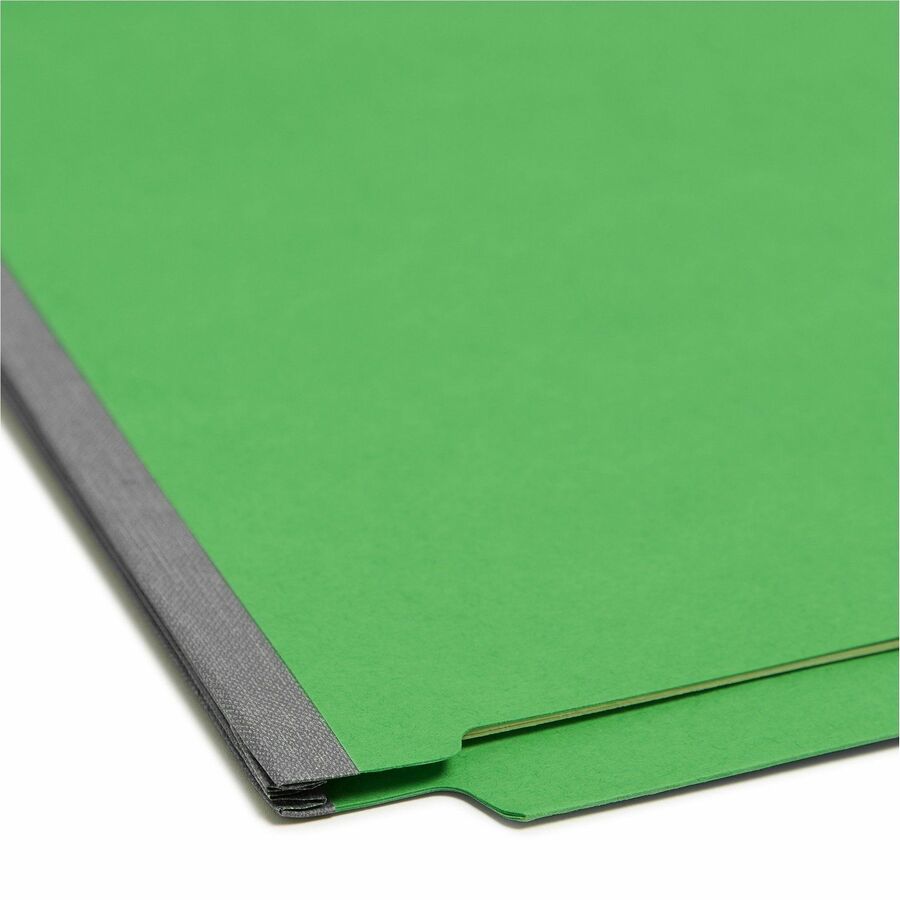 Smead Straight Tab Cut Letter Recycled Classification Folder - 8 1/2" x 11" - 2" Expansion - 2 x 2B Fastener - 2" for Fo