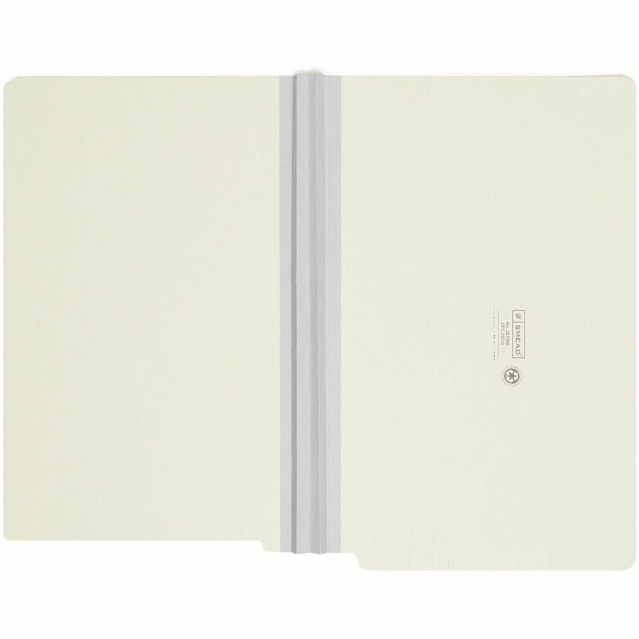 Smead Straight Tab Cut Legal Recycled End Tab File Folder - 8 1/2" x 14" - 2" Expansion - End Tab Location - 25 pt. - 2 