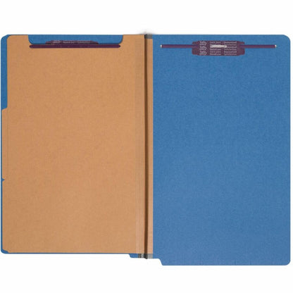 Smead Straight Tab Cut Legal Recycled Classification Folder - 8 1/2" x 14" - 2" Expansion - 2 x 2S Fastener - 2" for Fol