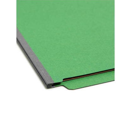 Smead Straight Tab Cut Legal Recycled Classification Folder - 8 1/2" x 14" - 2" Expansion - 2 x 2S Fastener - 2" for Fol