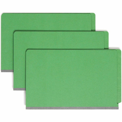 Smead Straight Tab Cut Legal Recycled Classification Folder - 8 1/2" x 14" - 2" Expansion - 2 x 2S Fastener - 2" for Fol