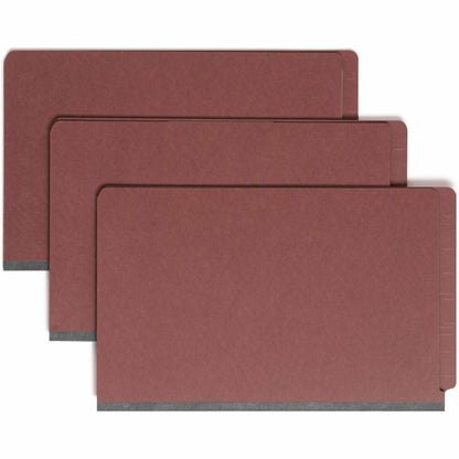 Smead 1/3 Tab Cut Legal Recycled Classification Folder - 8 1/2" x 14" - 3" Expansion - 2 x 2S Fastener - 2" for Folder, 