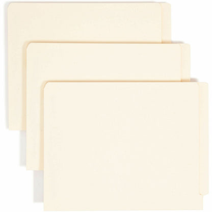 Smead Straight Tab Cut Letter Recycled Fastener Folder - 8 1/2" x 11" - 3/4" Expansion - 2 x 2B Fastener - 2" for Folder