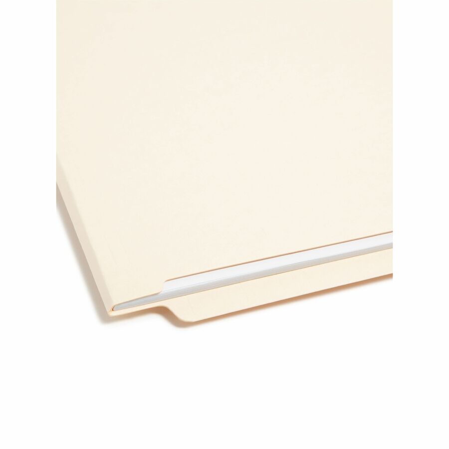 Smead Straight Tab Cut Letter Recycled Fastener Folder - 8 1/2" x 11" - 3/4" Expansion - 2 x 2B Fastener - 2" for Folder