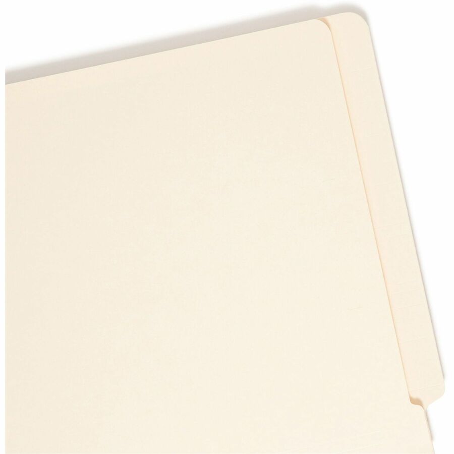 Smead Straight Tab Cut Letter Recycled Fastener Folder - 8 1/2" x 11" - 3/4" Expansion - 2 x 2B Fastener - 2" for Folder